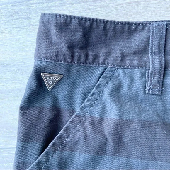Guess Striped Casual Bermuda Shorts - Picture 2 of 13